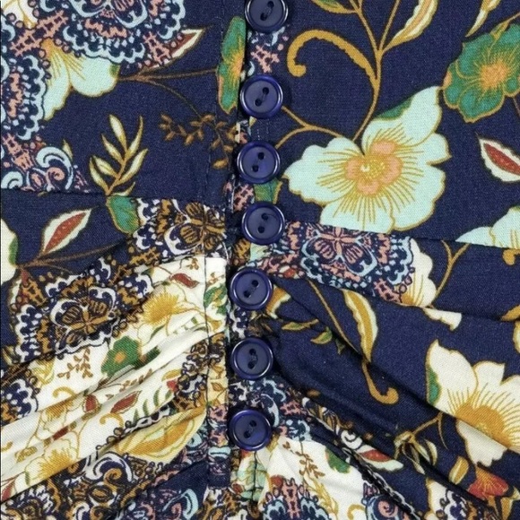 Abel The Label Floral Boho Patchwork Maxi Dress - Picture 7 of 10